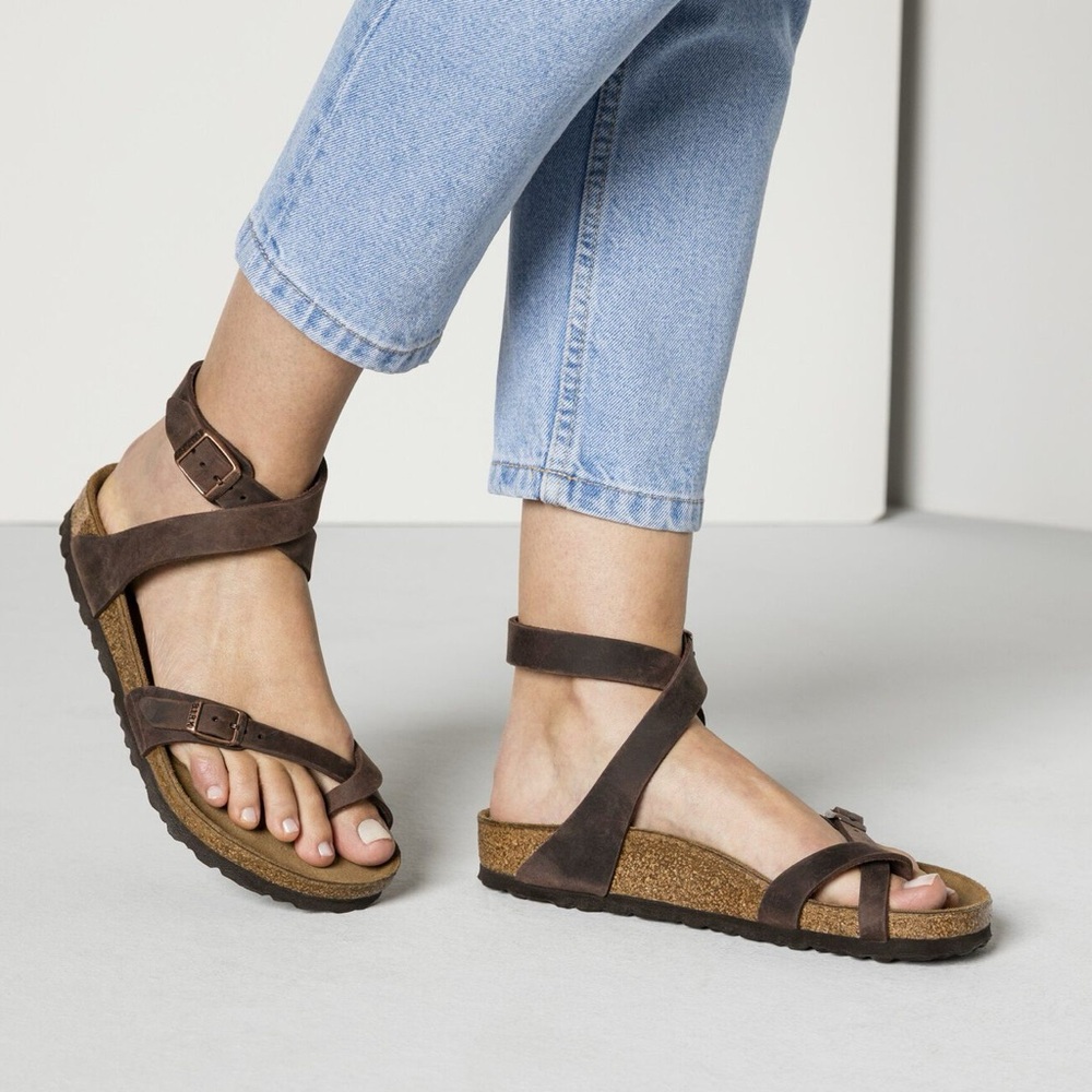 Papillio Brown and Orange Sandals for Casual Comfort
